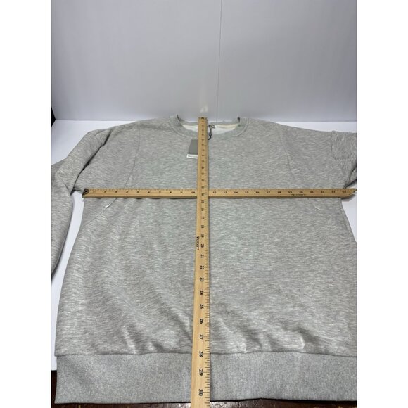 Nursing Top XXL Grey Breastfeeding Shirt Discreet Lift-Up Access Maternity Top - Picture 5 of 11